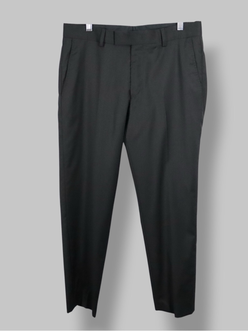 Tiger of Sweden Dress Pants Men’s 46 Regular Black Tailored Wool Blend Trousers